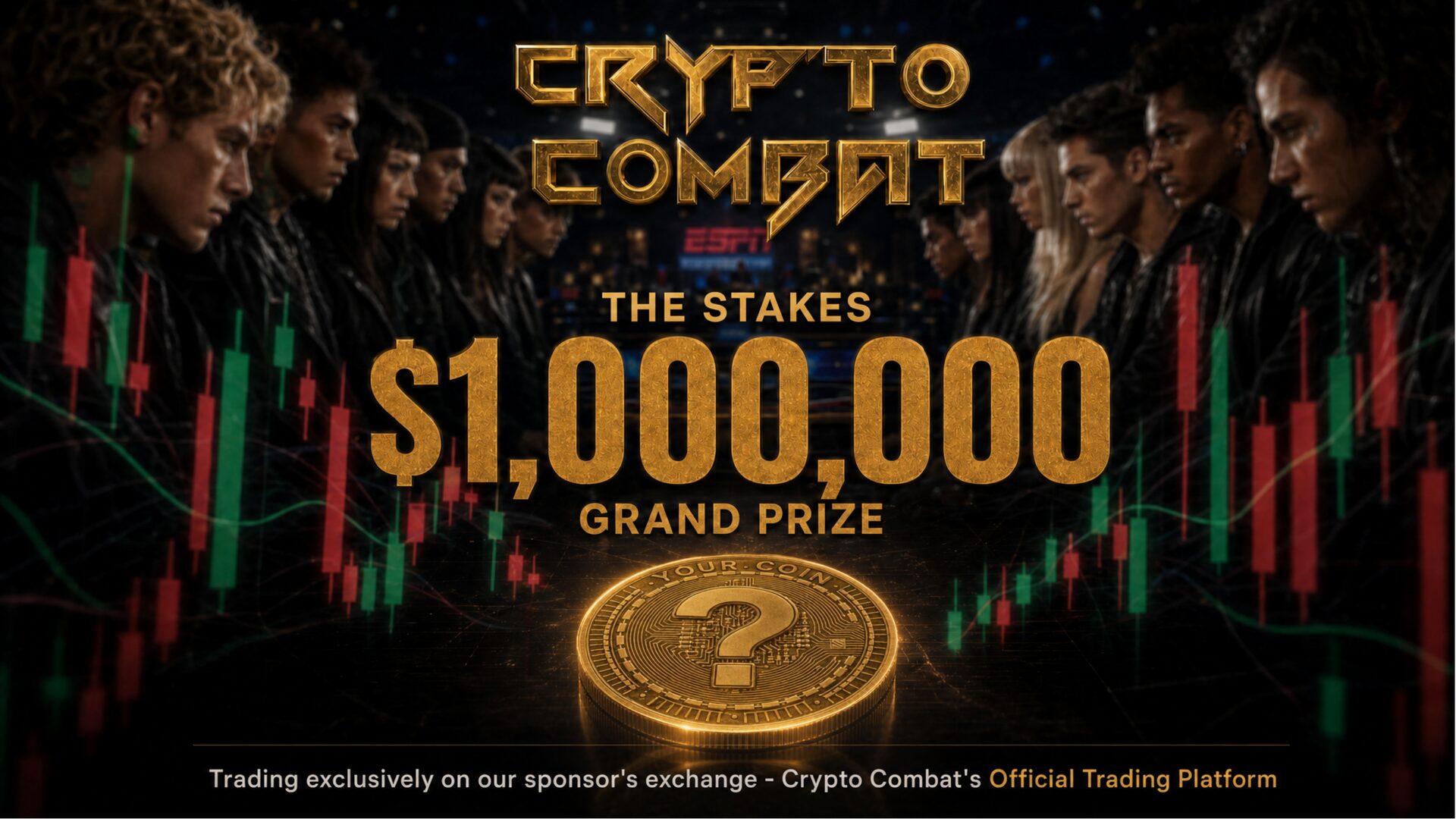 Crypto Combat — the stakes, $1,000,000 grand prize
